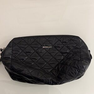 Moncler Quilted Black Wristlet